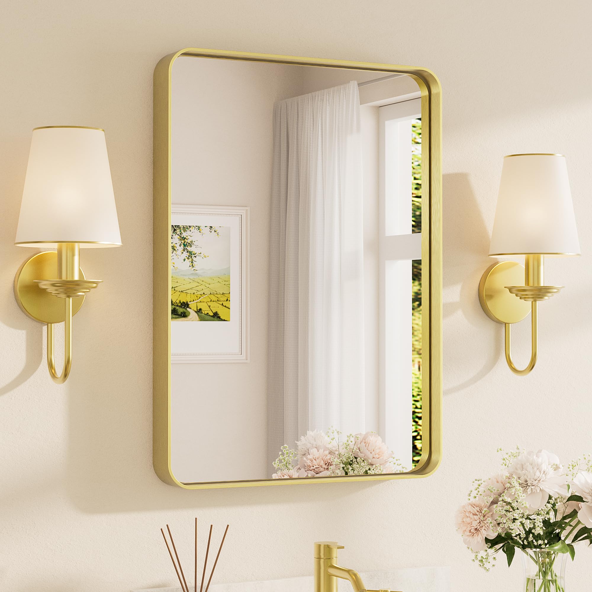 【新品未使用】WALL MIRROR RO-011〈OAK〉SAC WORKS WALL MIRROR[RO-011] | 北欧家具・オーダー家具なら【SAC WORKS】